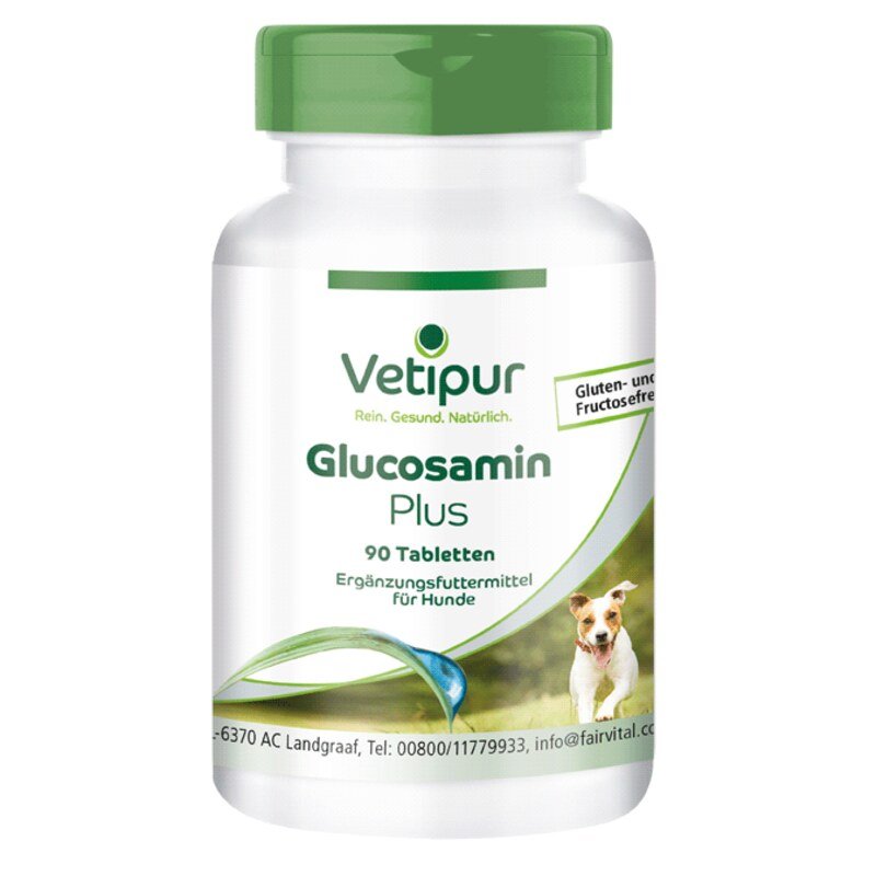 Glucosamin Plus für Hunde Vetipur 90 Tabletten, Narayana Verlag